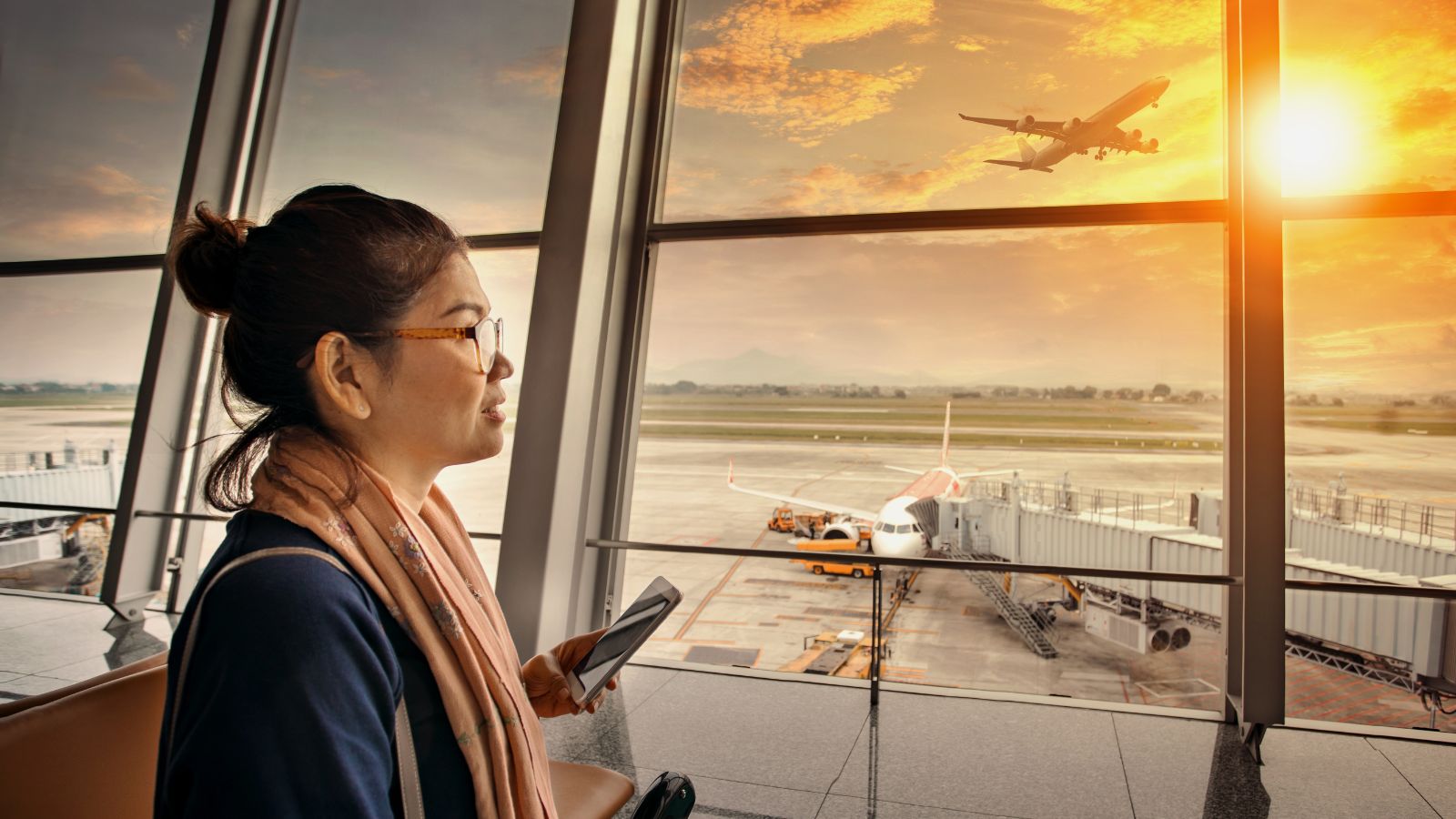 A photo of a peaceful final morning departure.