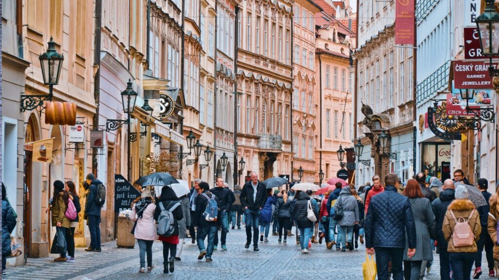 A photo of a European like square.