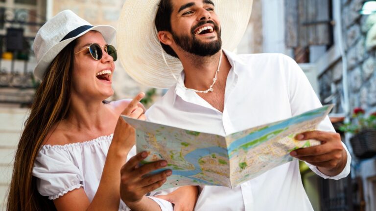 A photo of a man and woman