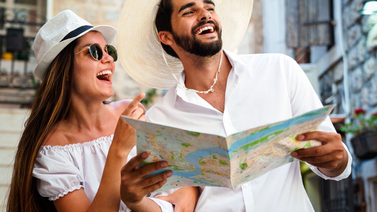 A photo of a man and woman