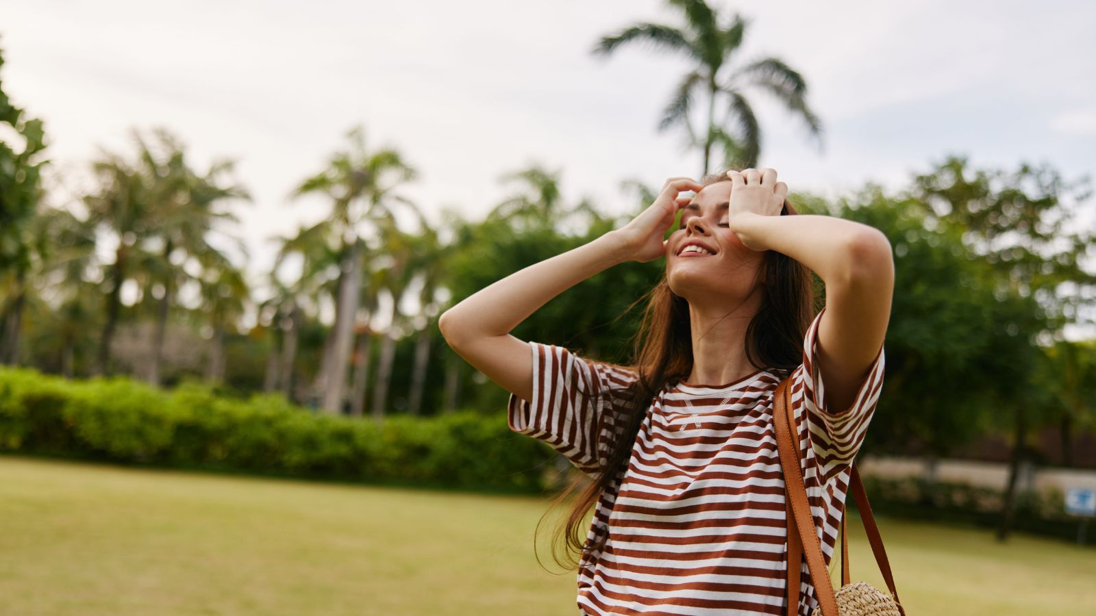 A photo of a Traveler enjoying a well-planned holiday, relaxed and content, everything in place without rush, warm and rewarding atmosphere, visual sense of satisfaction.