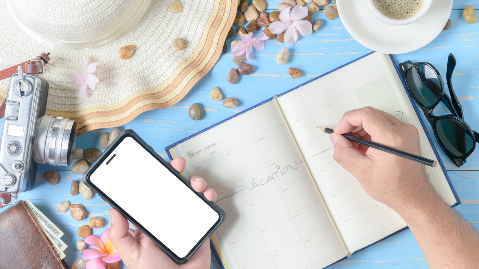 A photo of a woman writing something.
