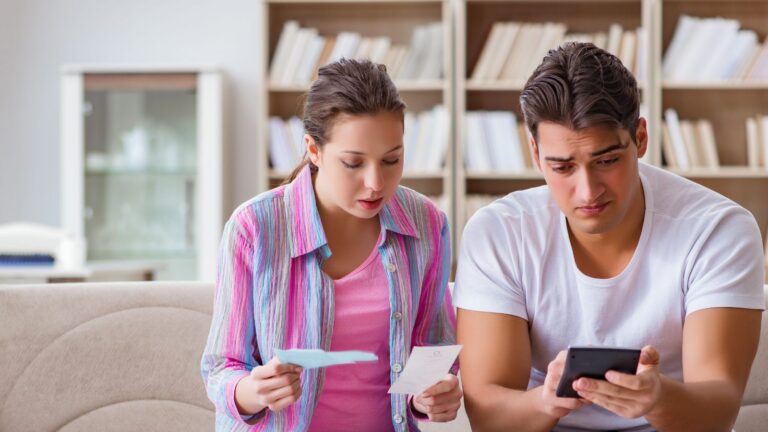 A photo of couple that looked troubled.